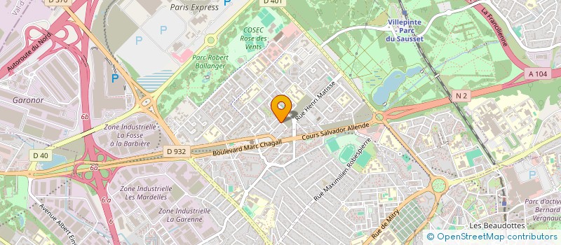 localisation de l'entreprise POULBOT TRANSPORT à AULNAY-SOUS-BOIS