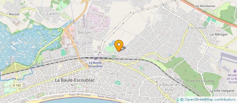 localisation de l'entreprise POULCO à LA BAULE-ESCOUBLAC