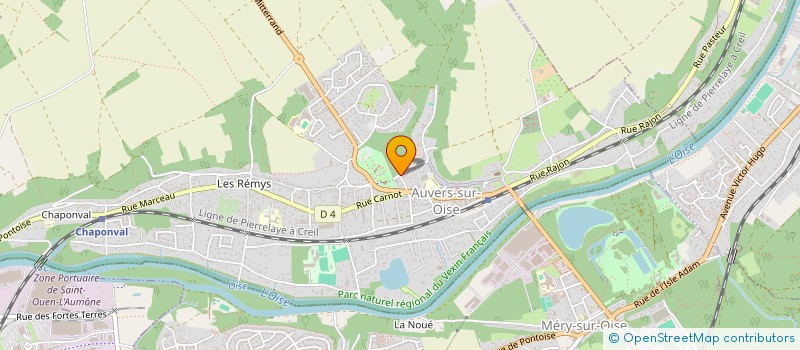 localisation de l'entreprise POULE-FICTION-STUDIO  AUVERS-SUR-OISE