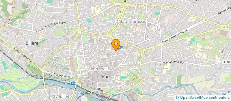 localisation de l'entreprise POULENARD à PAU