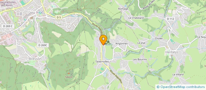 localisation de l'entreprise POULENARD IMMOBILIER  BRIE-ET-ANGONNES