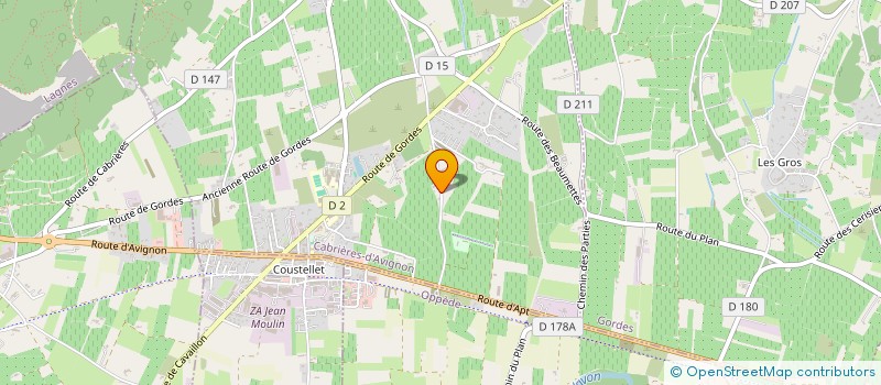 localisation de l'entreprise POULES ET CO. à CABRIERES-D'AVIGNON