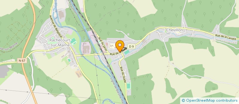 localisation de l'entreprise POULET à BAYARD-SUR-MARNE