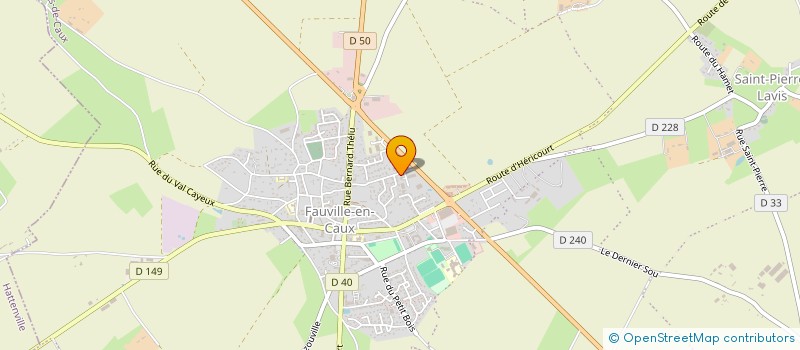 localisation de l'entreprise POULET DELAVIGNE GIROT VETERINAIRES à TERRES-DE-CAUX