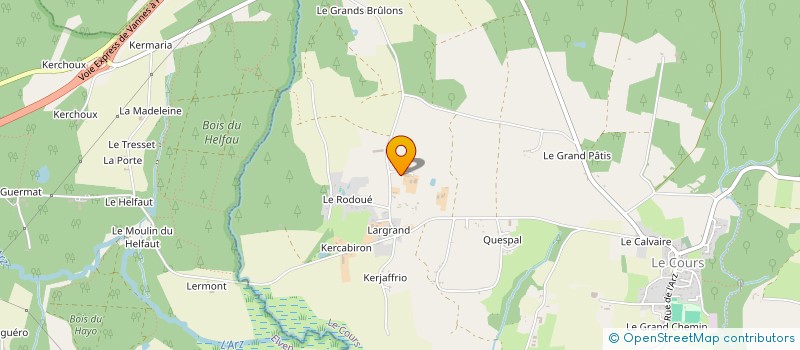 localisation de l'entreprise POULET DUCLOS  LE COURS