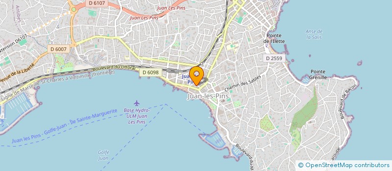 localisation de l'entreprise POULET EXPRESS à ANTIBES
