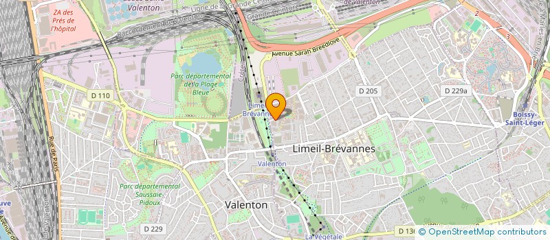 localisation de l'entreprise POULET GOURMET  LIMEIL-BREVANNES