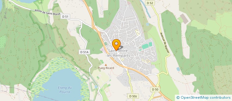 localisation de l'entreprise POULET MARCEL ET ANDRE  SAINT-MITRE-LES-REMPARTS