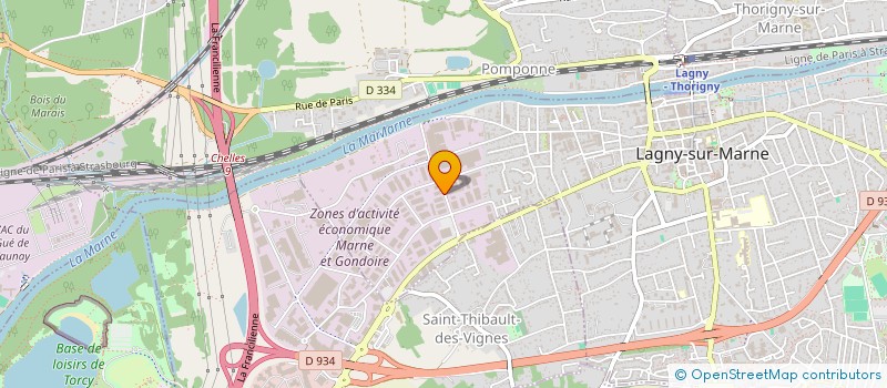 localisation de l'entreprise POULET MION à LAGNY-SUR-MARNE