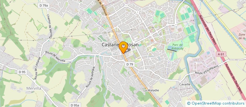 localisation de l'entreprise POULET'SHOW TOLOSAN à CASTANET-TOLOSAN