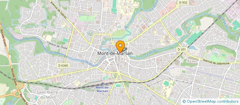 localisation de l'entreprise POULETCORP  MONT-DE-MARSAN