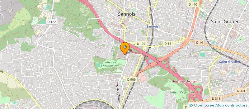 localisation de l'entreprise POULETOS SANNOIS  SANNOIS