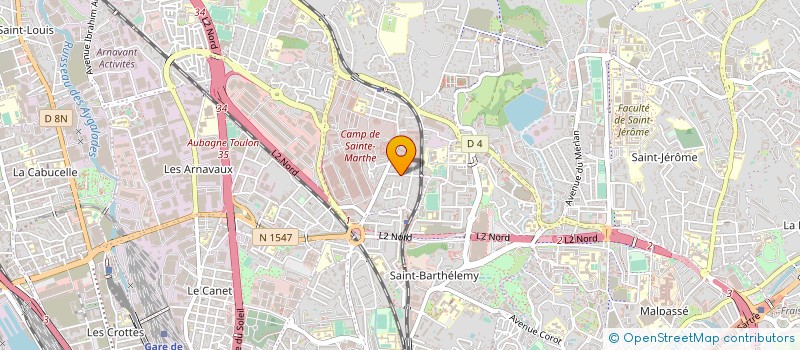localisation de l'entreprise POULETS FERMIERS DE PROVENCE à MARSEILLE