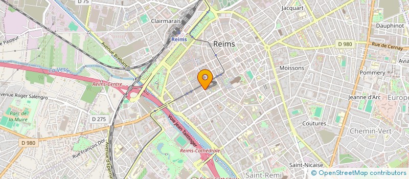 localisation de l'entreprise POULETTE BEAUTE  REIMS