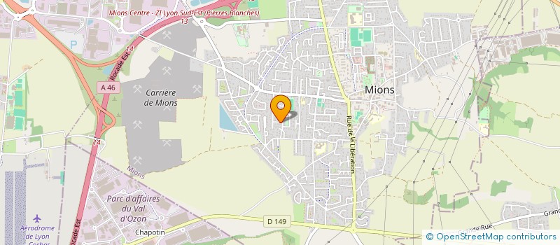 localisation de l'entreprise POULETTE PRODUCTION  MIONS