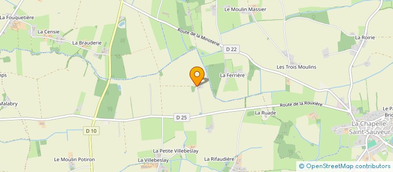 localisation de l'entreprise POULEX PRODUCTIONS  LOIREAUXENCE