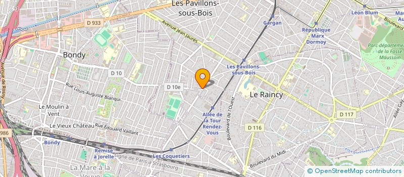 localisation de l'entreprise POULICHE à LES PAVILLONS-SOUS-BOIS