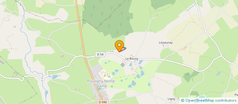 localisation de l'entreprise POULIGNY ENERGIES VERTES à POULIGNY-NOTRE-DAME