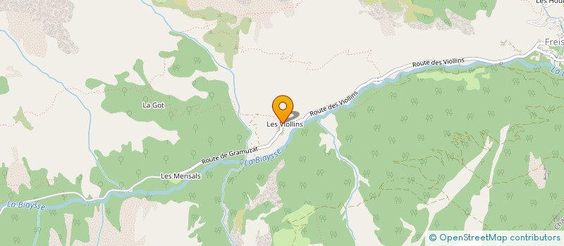 localisation de l'entreprise POULILIAN GRIMAUD CONSTRUCTION  LA ROCHE-DE-RAME