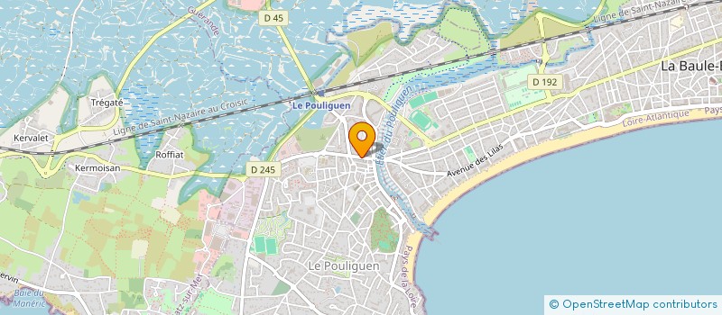 localisation de l'entreprise POULIMMO  LE POULIGUEN