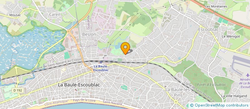 localisation de l'entreprise POULIMMO  LA BAULE-ESCOUBLAC