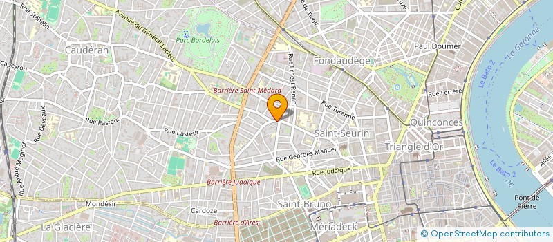 localisation de l'entreprise POULIN IMMOBILIER  BORDEAUX