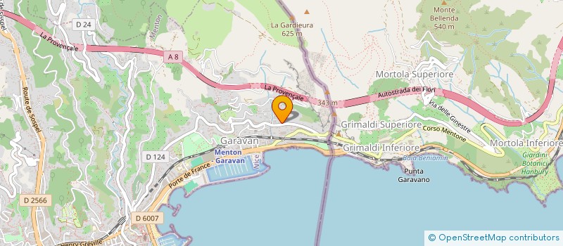 localisation de l'entreprise POULINE à MENTON