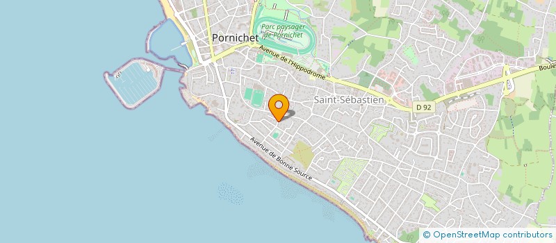 localisation de l'entreprise POULIQUEN  PORNICHET