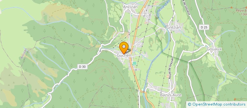 localisation de l'entreprise POULIZAC  GUCHEN