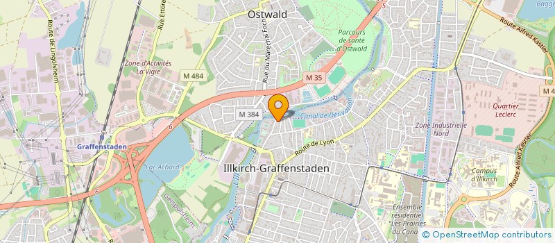 localisation de l'entreprise POULKAO  ILLKIRCH-GRAFFENSTADEN