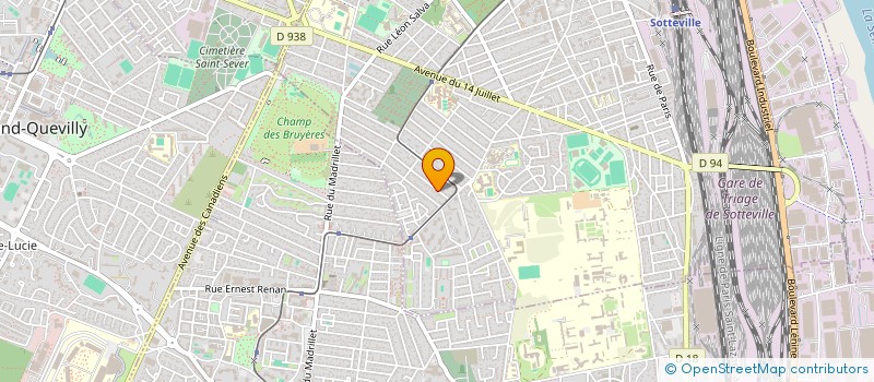 localisation de l'entreprise POULLAIN HEBERT  SOTTEVILLE-LES-ROUEN