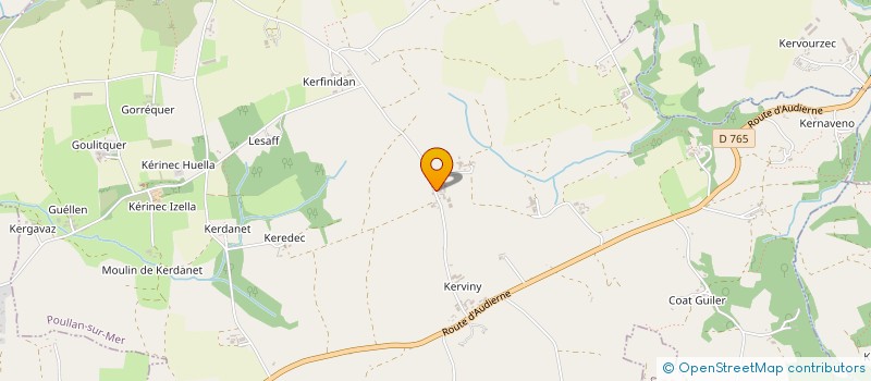 localisation de l'entreprise POULLANN MOD KOZH  POULLAN-SUR-MER