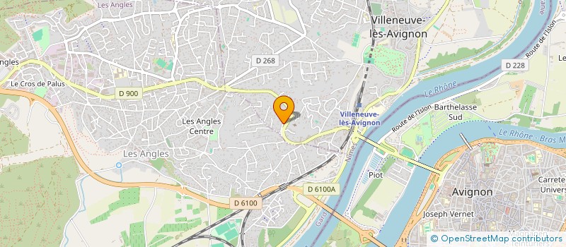 localisation de l'entreprise POULNOT COURTAGE  VILLENEUVE-LES-AVIGNON
