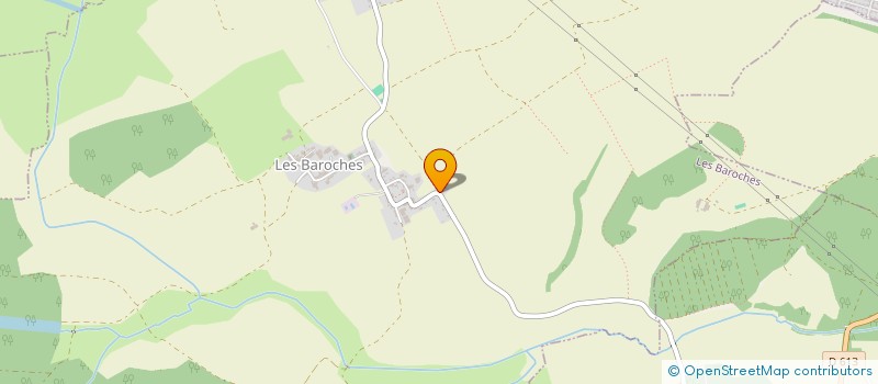 localisation de l'entreprise POULOT  LES BAROCHES