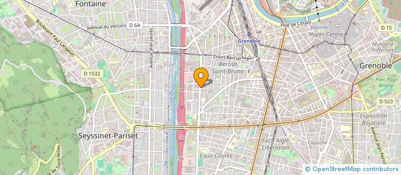 localisation de l'entreprise POULP'FICTION  GRENOBLE