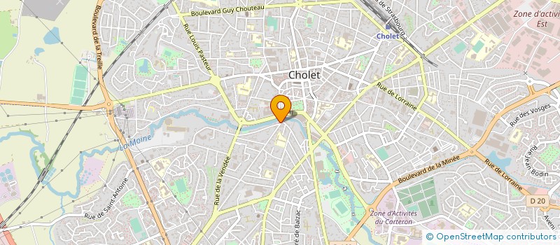 localisation de l'entreprise POULPE FICTION à CHOLET