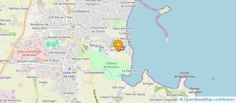 localisation de l'entreprise POULPEM  SAINT-POL-DE-LEON