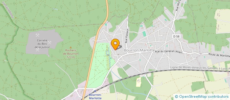 localisation de l'entreprise POULPITO  BOURRON-MARLOTTE