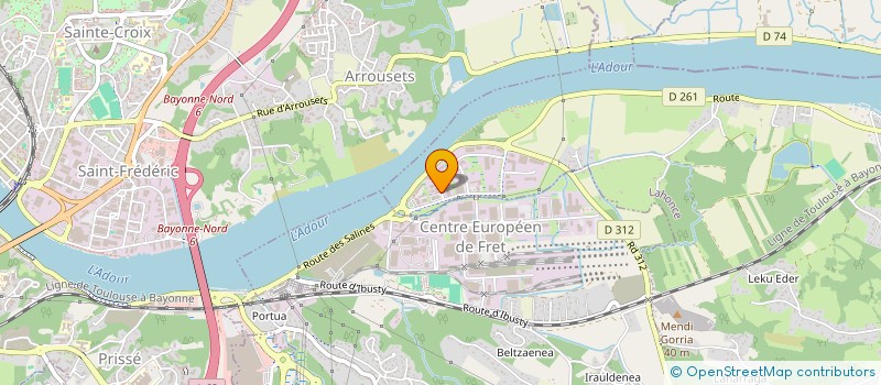 localisation de l'entreprise POUMIRAU COTE BASQUE  LAHONCE