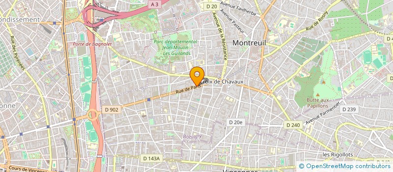 localisation de l'entreprise POUNDO AND THE BUBUS  MONTREUIL