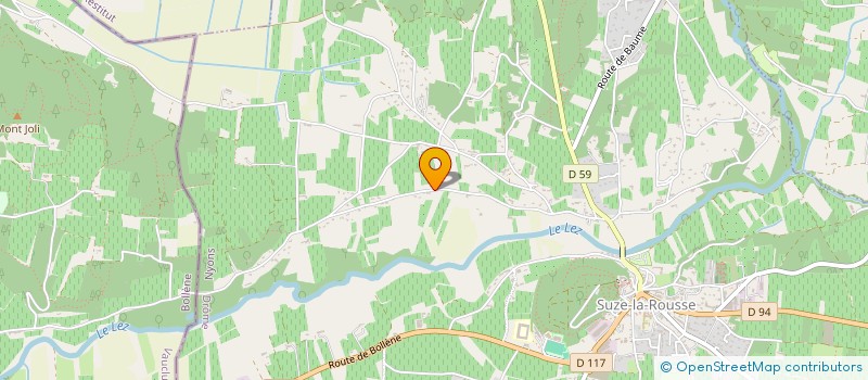 localisation de l'entreprise POUNETS  SUZE-LA-ROUSSE