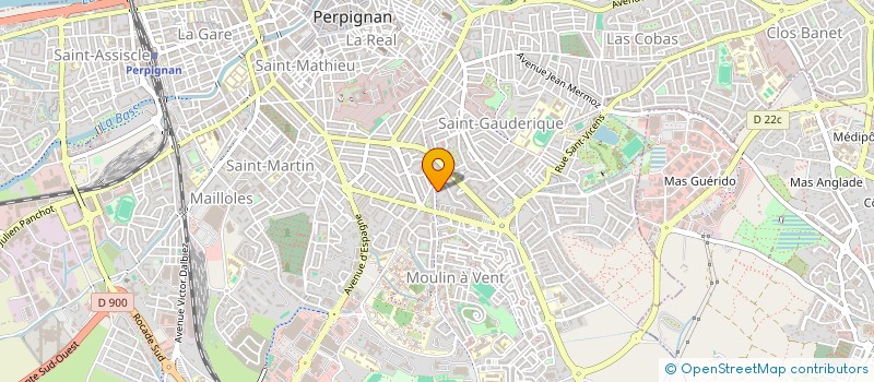 localisation de l'entreprise POUNTET NET à PERPIGNAN