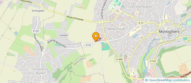 localisation de l'entreprise POUPA OLIVE  MONTIVILLIERS