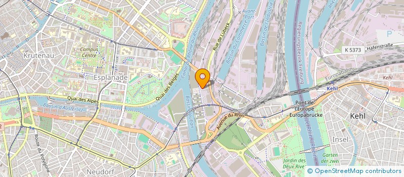localisation de l'entreprise POUPADOU à STRASBOURG