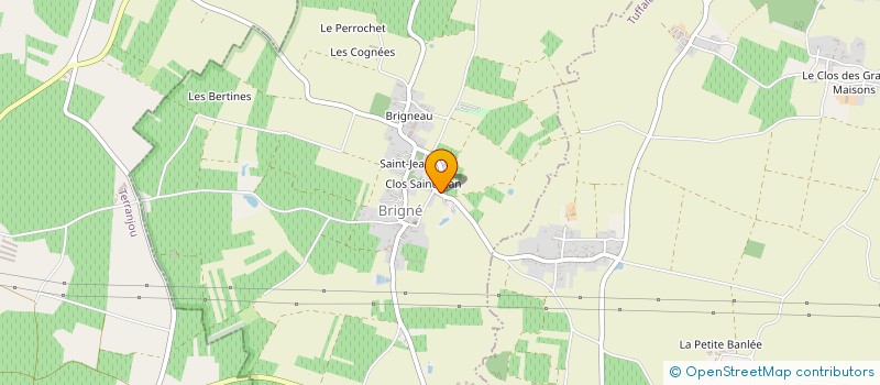 localisation de l'entreprise POUPARD  DOUE-EN-ANJOU