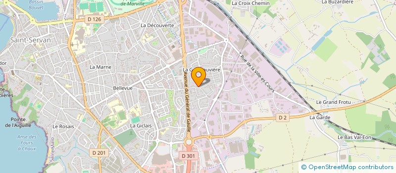 localisation de l'entreprise POUPAT à SAINT-MALO