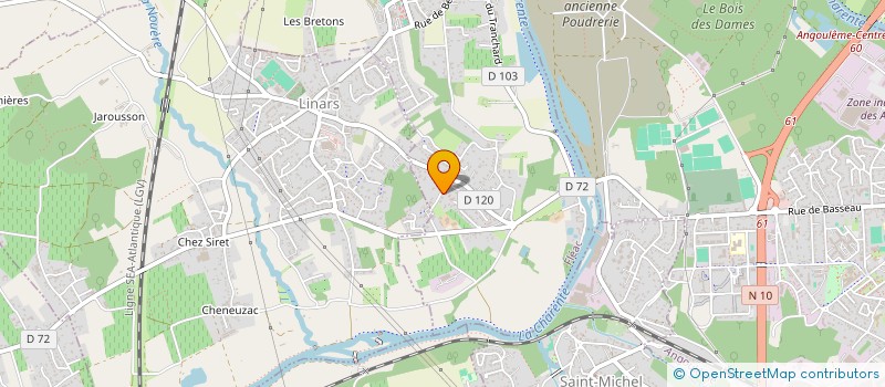localisation de l'entreprise POUPEAU INVEST à FLEAC