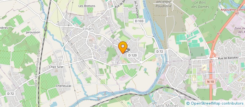 localisation de l'entreprise POUPEAU L'IMMOBILIERE  LA COURONNE