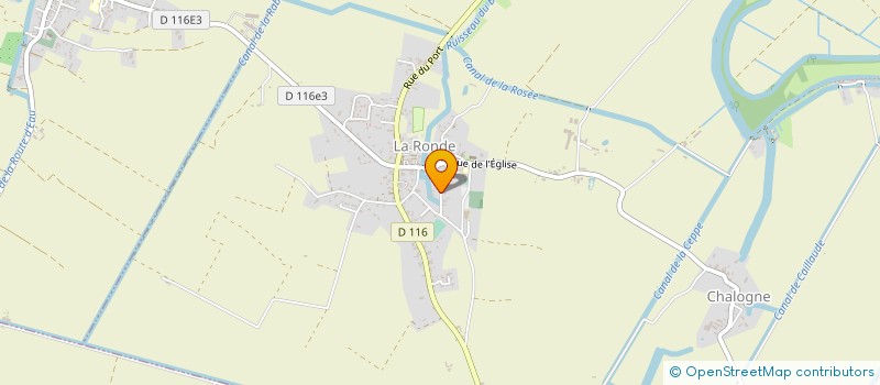 localisation de l'entreprise POUPEAU PEINTURE  LA RONDE