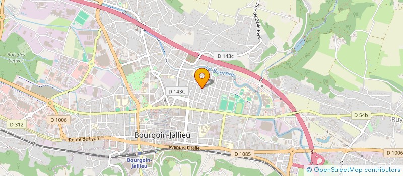 localisation de l'entreprise POUPEE  BOURGOIN-JALLIEU